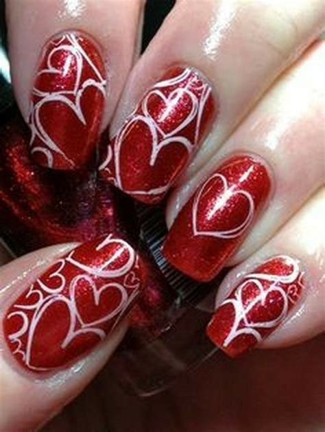 chrome valentine's day nails|valentine's day nail designs.